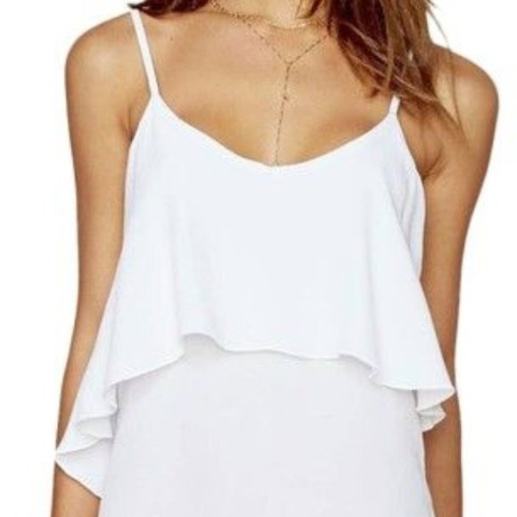 Blue Life Other - Planet Blue White Maxi Dress